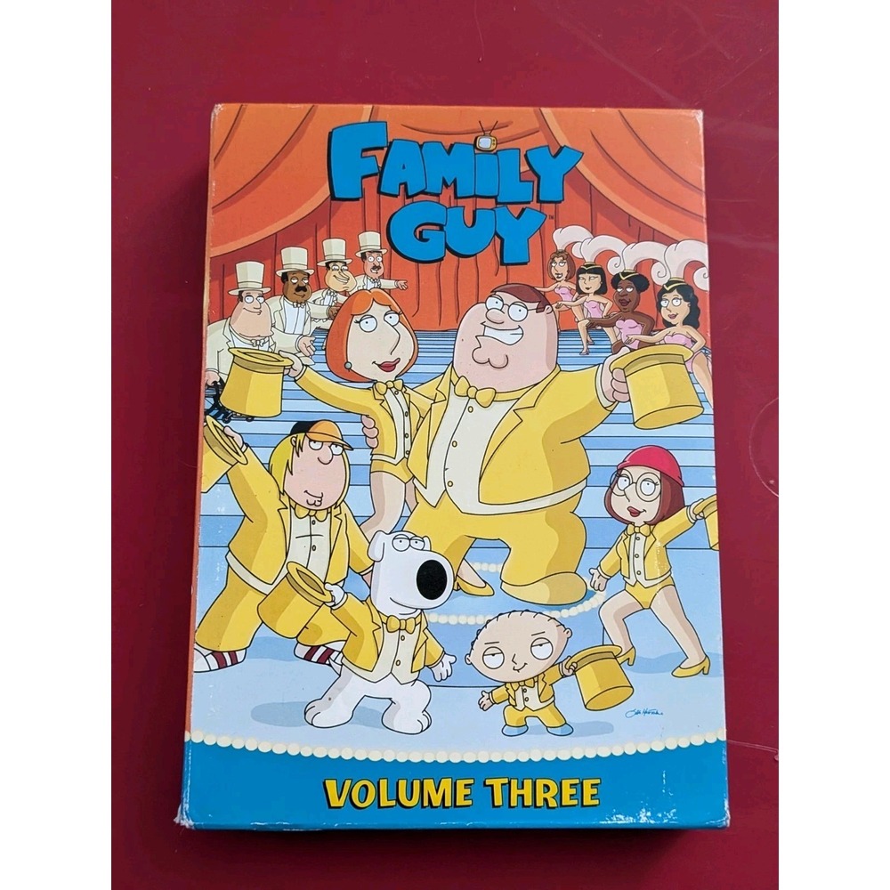 Family Guy Volume Three (2005, DVD 3-Disc Set) Animated Fox Series - Picture 1 of 8